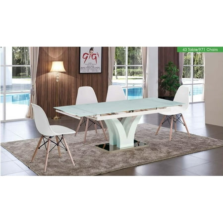 frosted glass dinning table round esf 43 rectangle frosted glass dining table 971 chair set in blue pcs frosted glass dinning table round esf 43 rectangle frosted glass dining table 971 chair set in blue pcs